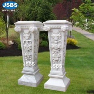 Hand Carved  Pedestal, JS-CM062